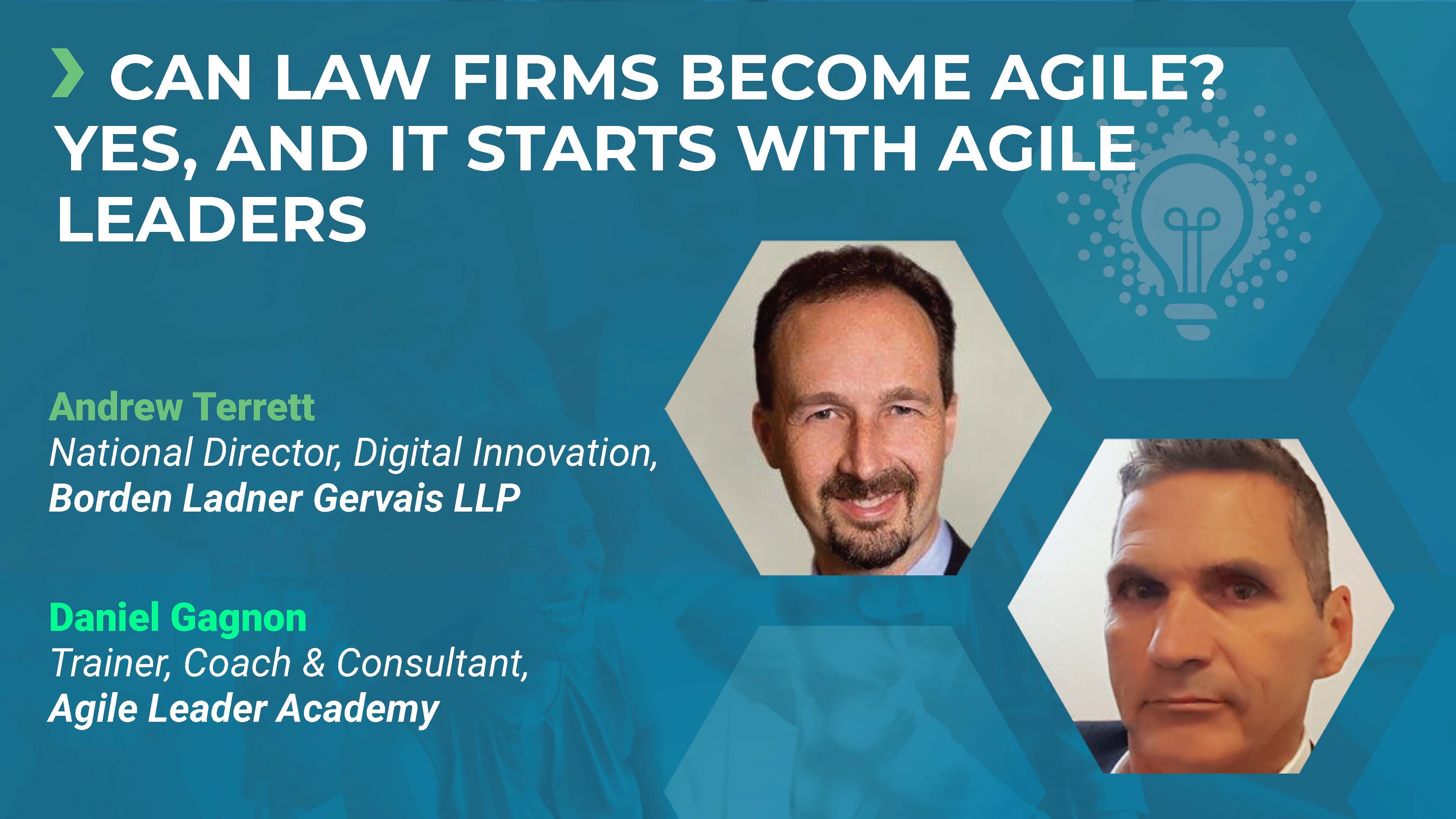 Can Law Firms become Agile?
